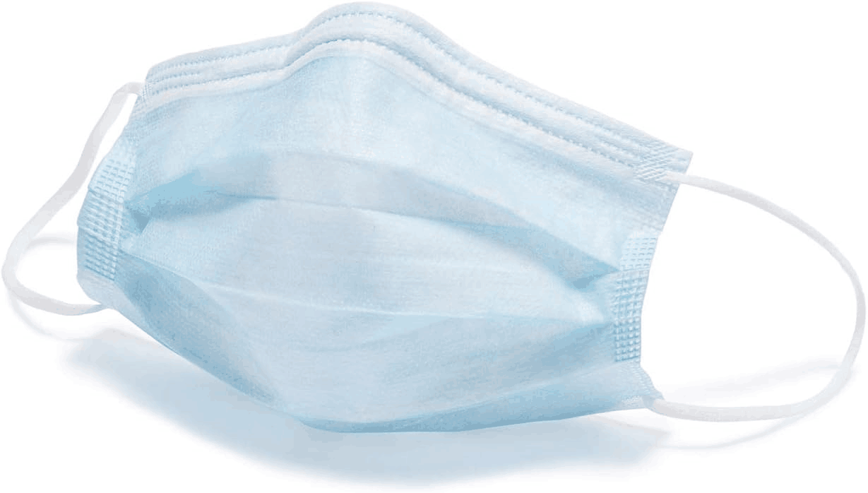 Albatross Health 3ply Deluxe Procedure Earloop Blue Disposable Face Mask