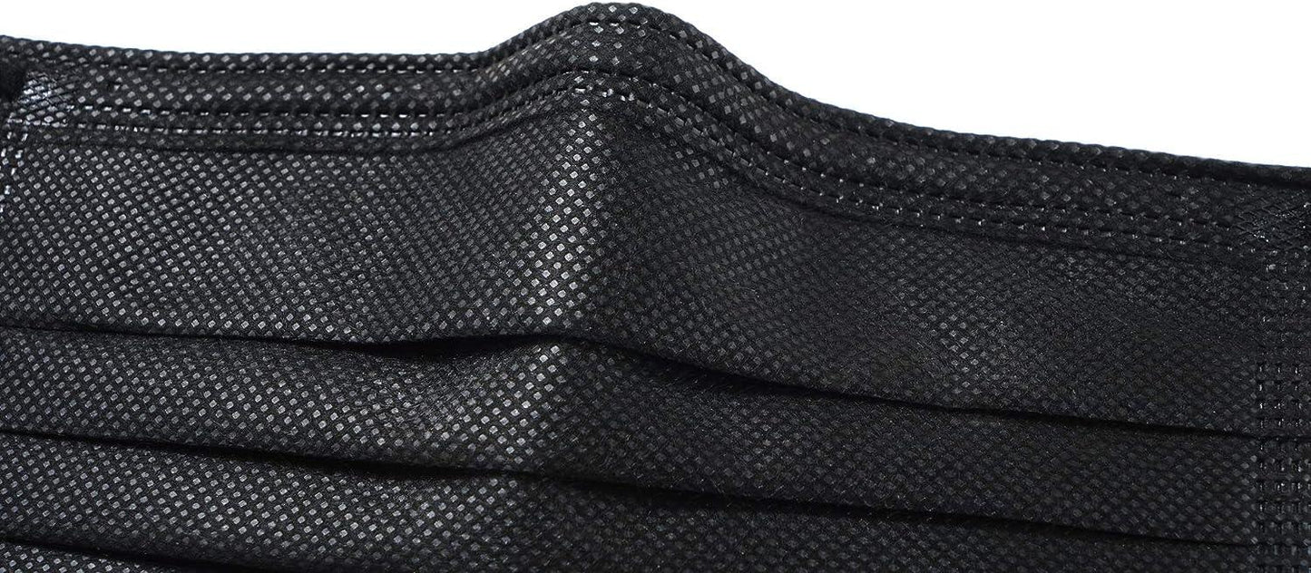 Black Disposable Face Mask 3 ply Pack of 50 pcs/box