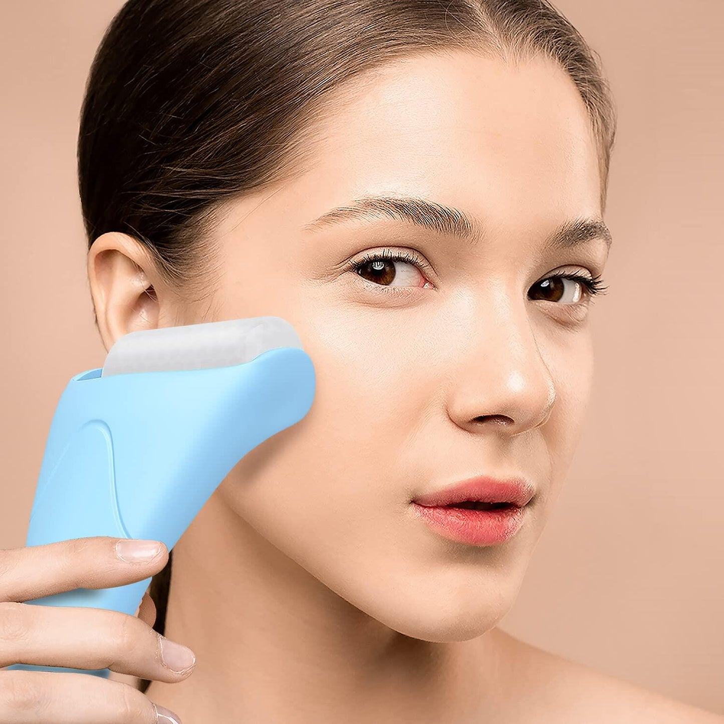 Albatross Health Blue Ice Roller for Face & Gua Sha Set