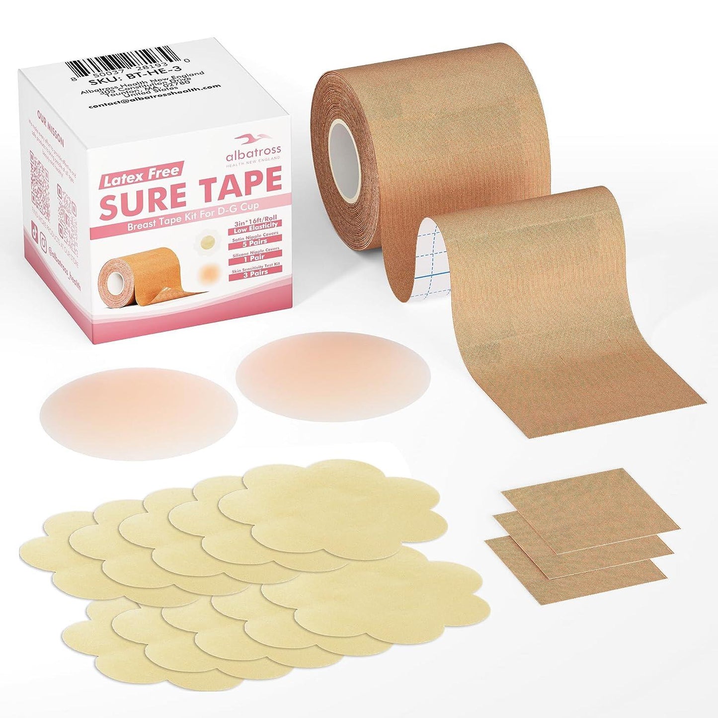 Sure Tape Breast Lift Tape for Larger Breast D-G Cup