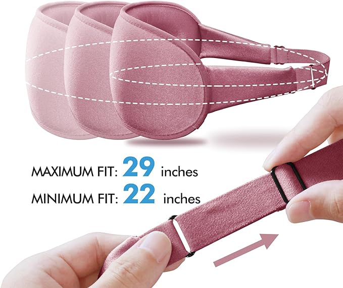Pink Eye Mask for Side Sleepers