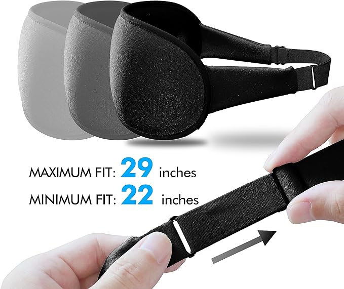 Black Eye Mask for Sleeping