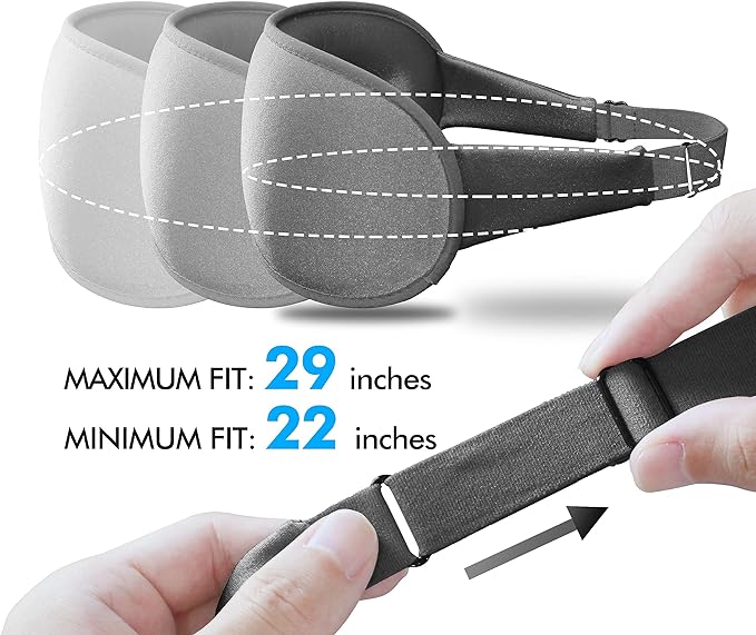 Sleep Mask for Side Sleepers, Gray