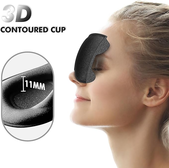 Black Eye Mask for Sleeping
