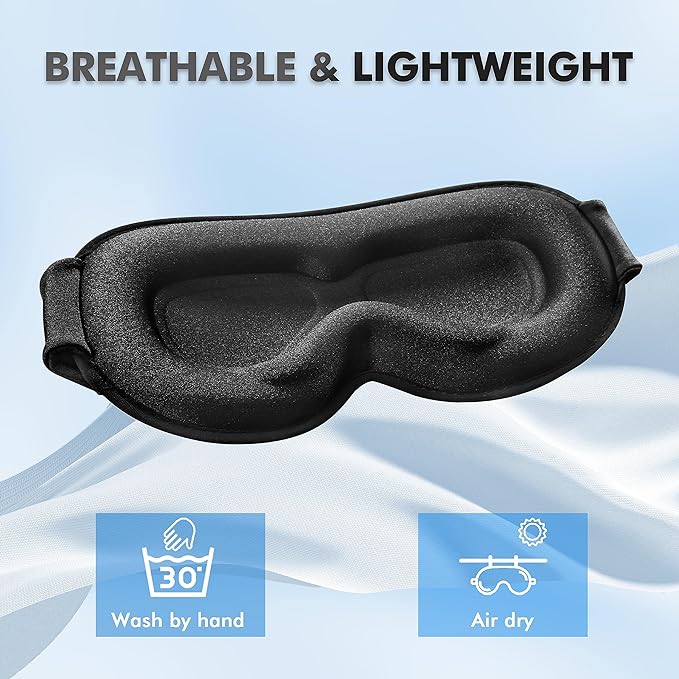 Black Eye Mask for Sleeping