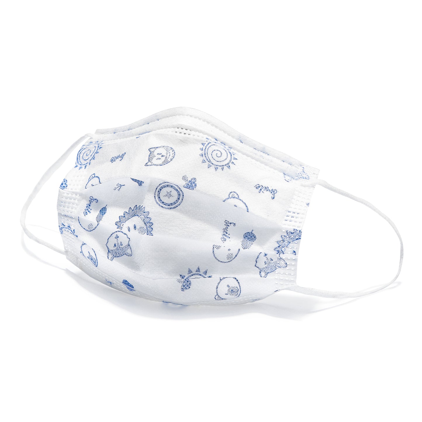 50 Pack Kids Disposable Face Mask. Breathable 3-Ply Anti-Dust/Saliva/Smog