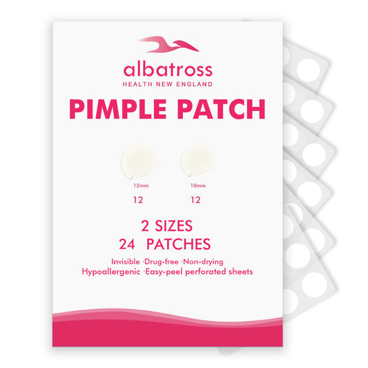 Invisible Acne Pimple Patches for Face (24 Counts), Spot Dots Cover, Pimple Patch Pimple Stickers