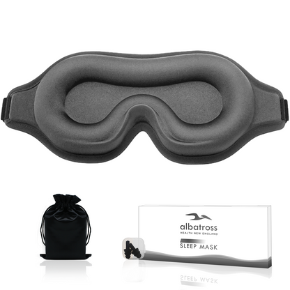 3D Sleep Eye Mask for Men & Women, Lash Extension Friendly, Travel Blackout Blindfold, Adjustable Strap – Pink