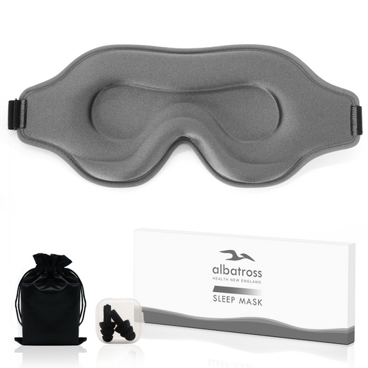 Sleep Mask For Men And Women with Upgraded 3D Contoured Cup And Adjustable Strap