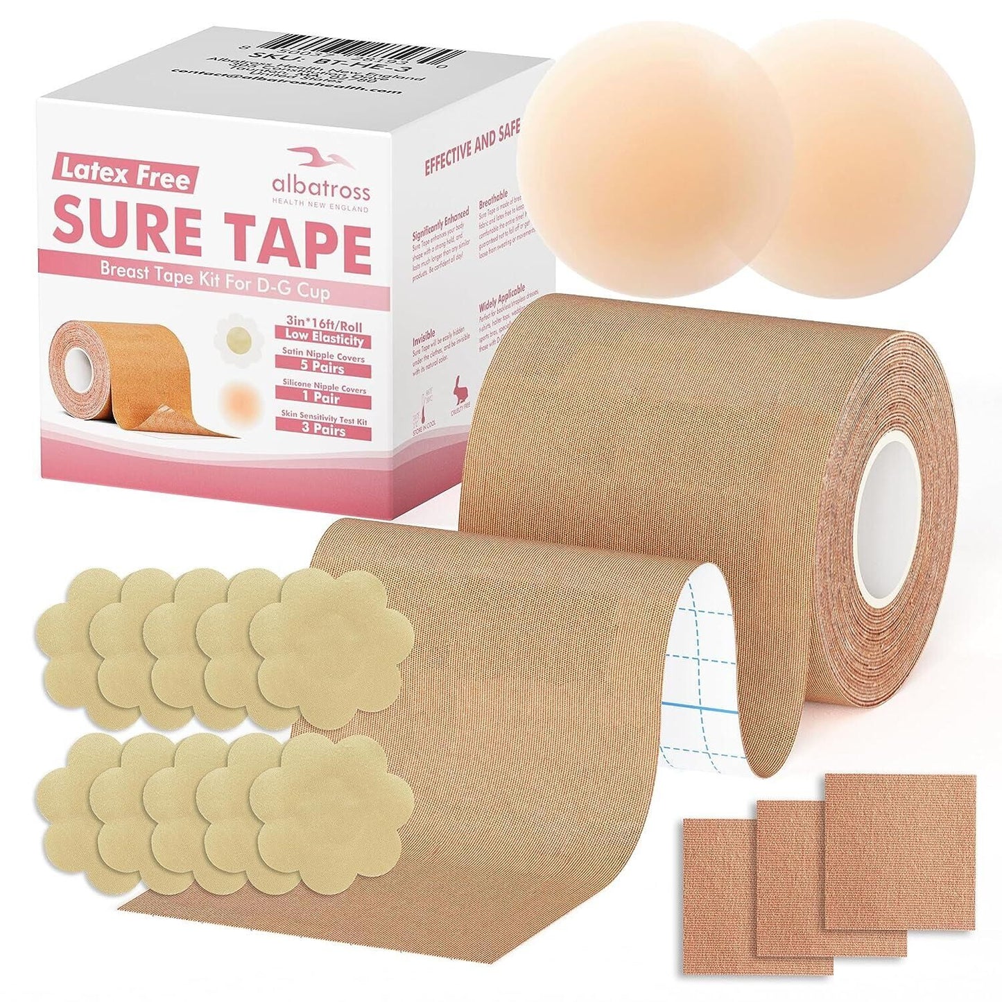 Sure Tape Breast Lift Tape for Larger Breast D-G Cup