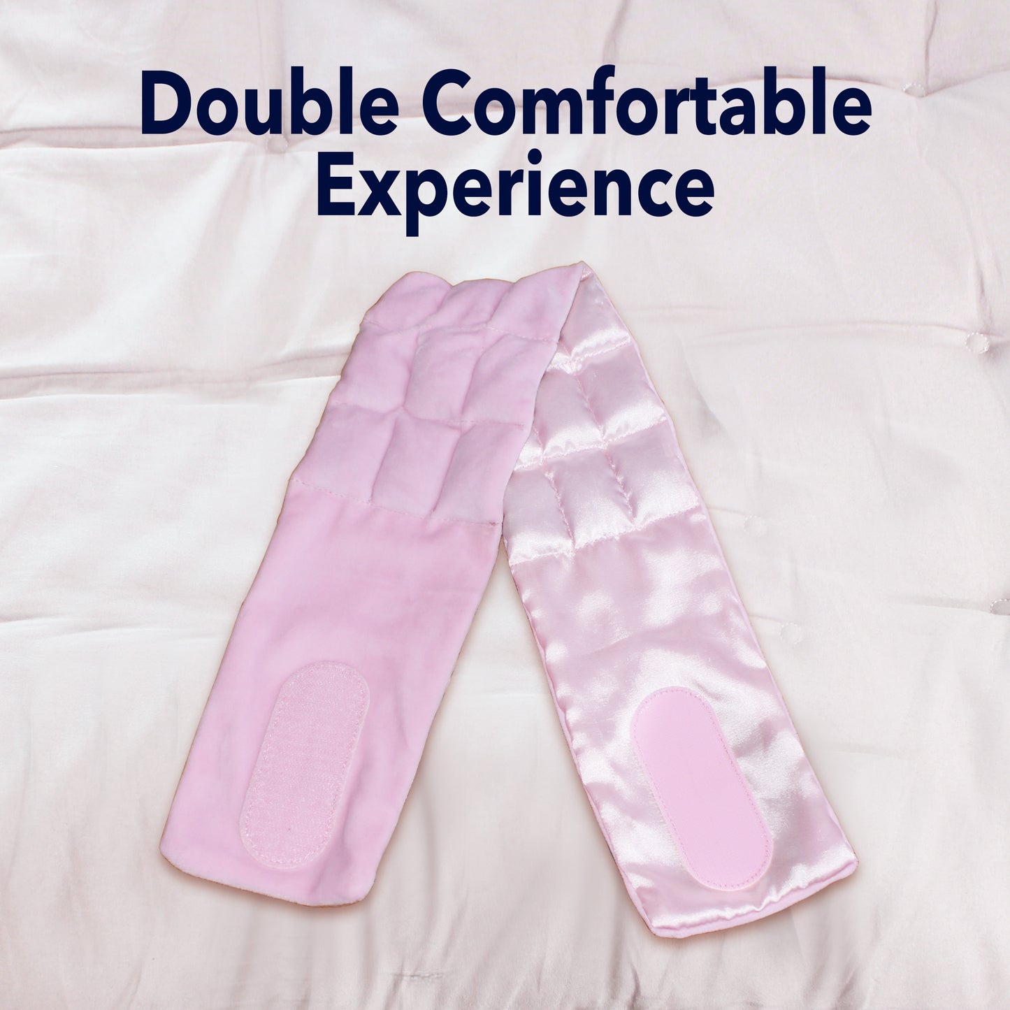 Weighted Eye Mask for Sleeping, Washable Blackout Gravity Sleep Mask, Soft for Side Sleepers, Travel & Meditation