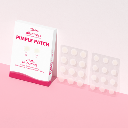 Invisible Acne Pimple Patches for Face (24 Counts), Spot Dots Cover, Pimple Patch Pimple Stickers