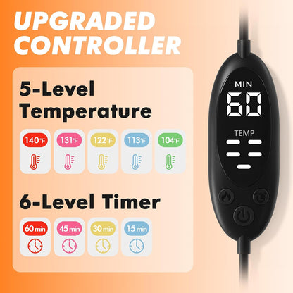 Albatross Health Warm Compress for Dry Eyes, USB Electric Heating Pad for Stye & Chalazion Eye Treatment, Eye Sleep Mask for Dark Circles and Puffiness Relief