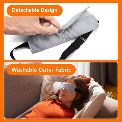 Albatross Health Warm Compress for Dry Eyes, USB Electric Heating Pad for Stye & Chalazion Eye Treatment, Eye Sleep Mask for Dark Circles and Puffiness Relief