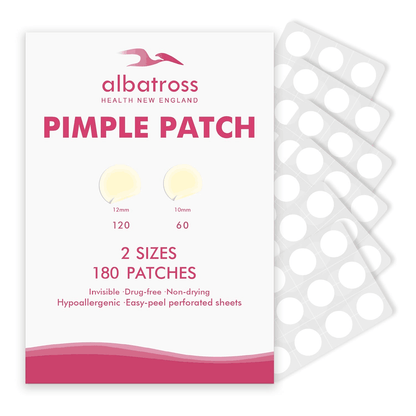 Invisible Acne Pimple Patches for Face (180 Counts), Spot Dots Cover