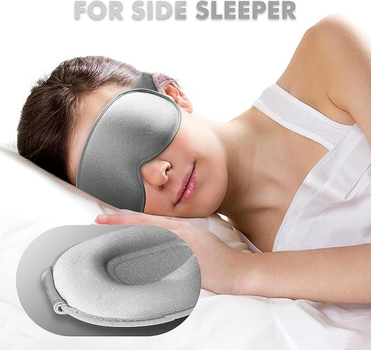 Sleep Mask for Side Sleepers, Gray