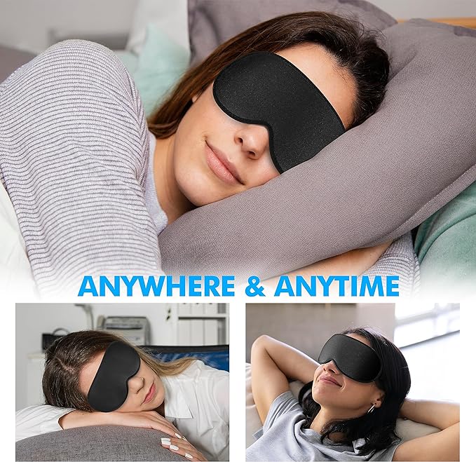Black Eye Mask for Sleeping