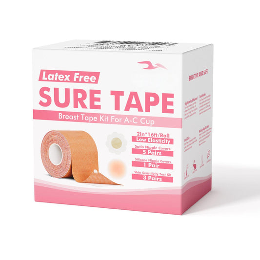Sure Tape Boob Tape Breast Tape Kit for A-C Cup